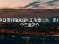 今日黑料独家爆料正能量全集，黑料今日挂牌价